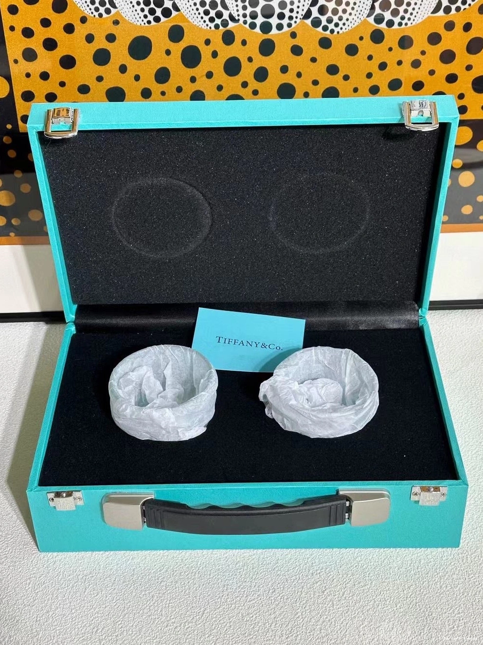 SET CUP GLASSWARE TIFFANY 0807